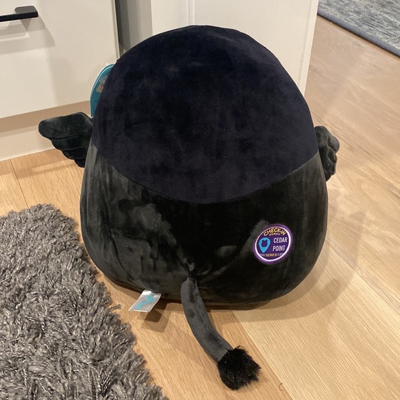 Squishmallow Renaldo the Raptor 12” NWT Check-In series HTF Cedar Point - Picture 2 of 4